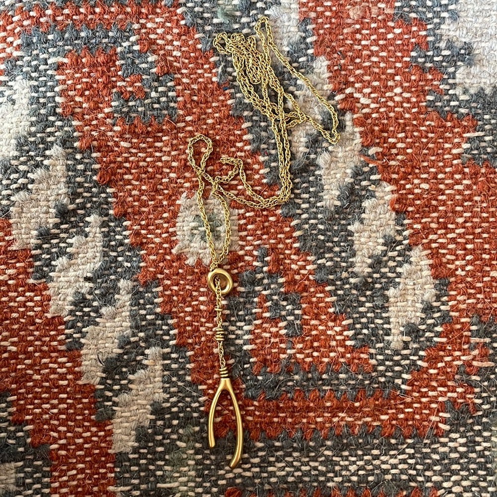 [madewell] wishbone necklace